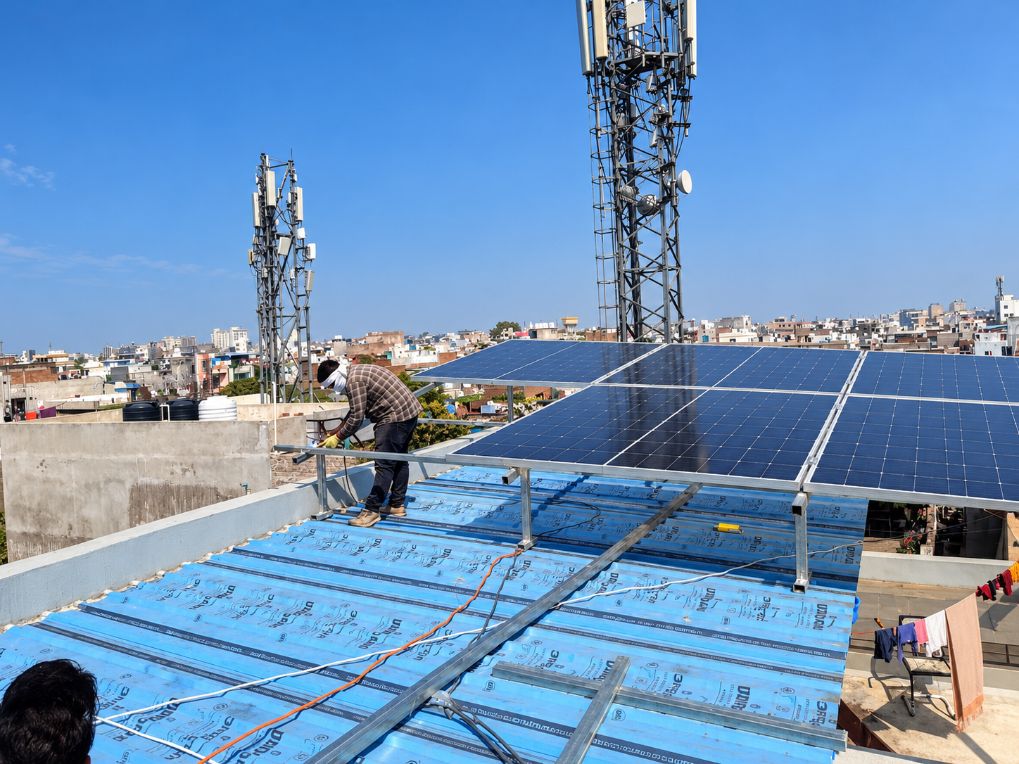 commercial solar and rooftop solar installation in the kota city